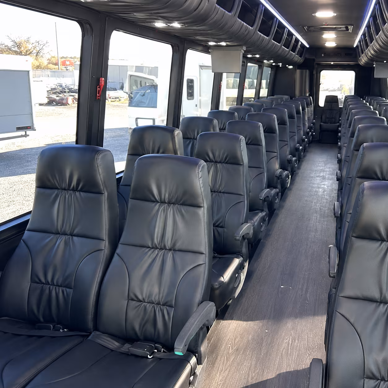south gate 35 passenger minibus interior