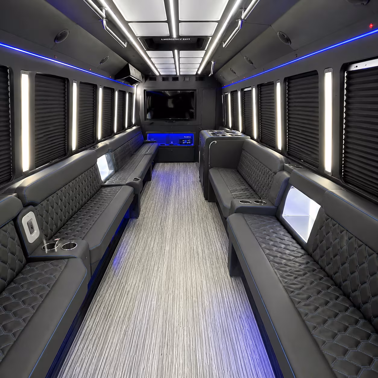 south gate party bus inside