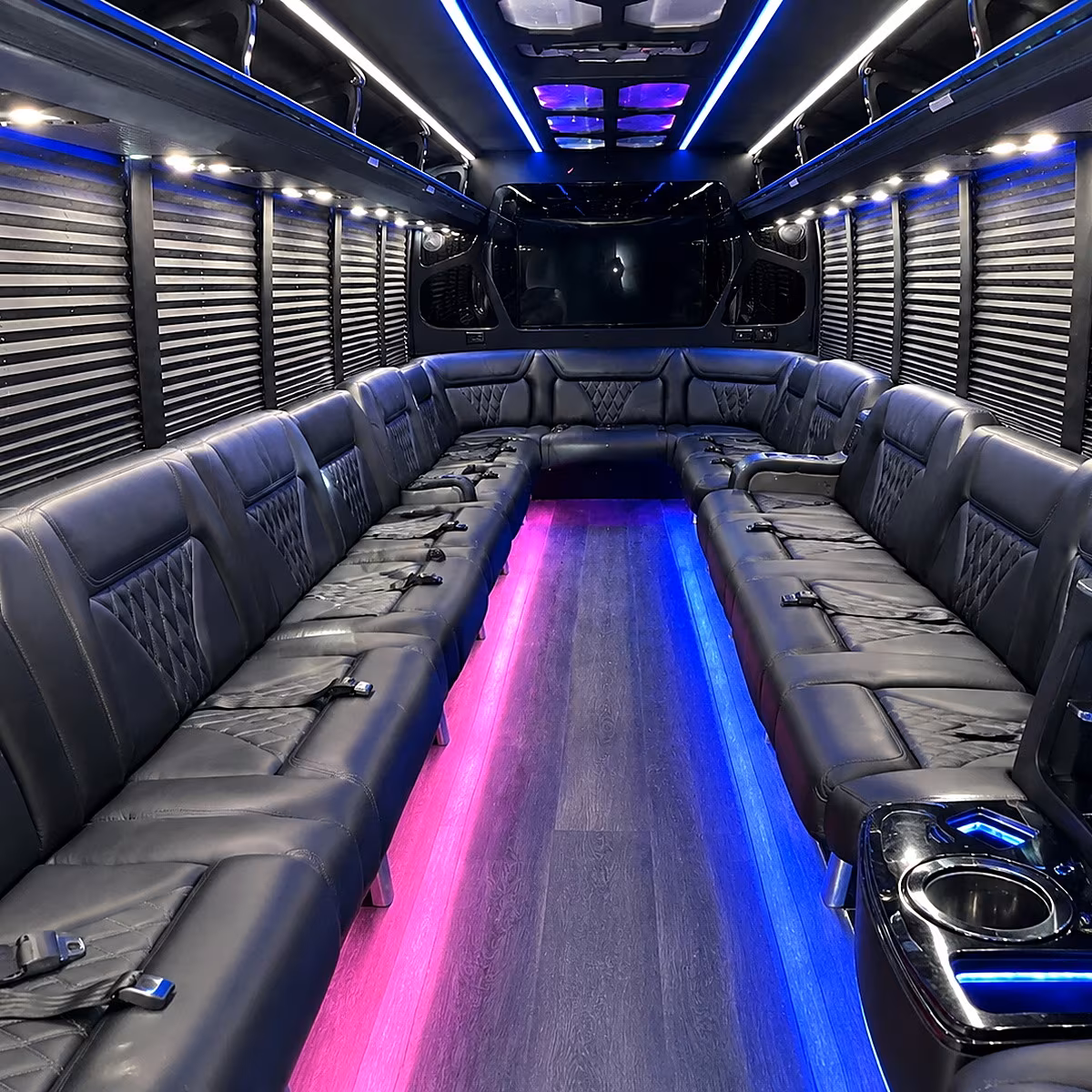 south gate party bus interior