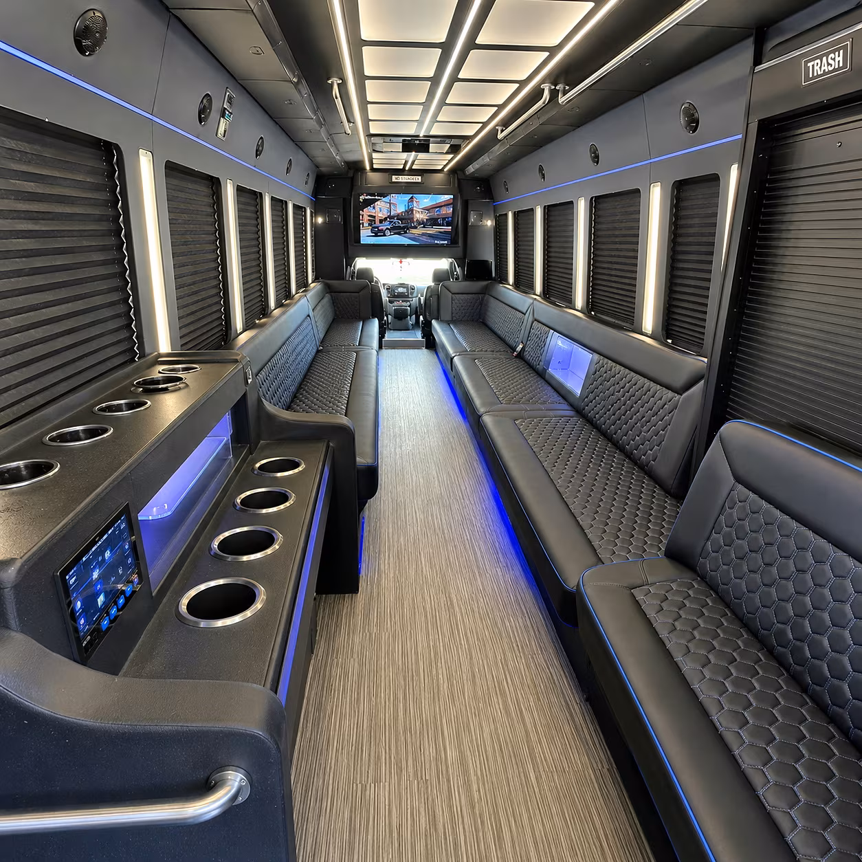 south gate sofi stadium kia party bus rental